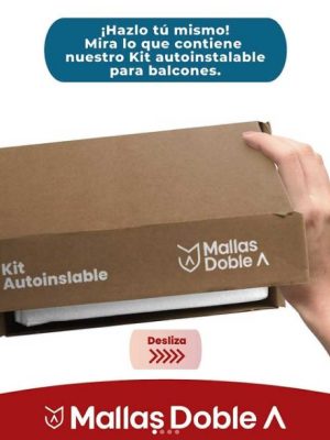 Kit de mallas auto-instalable para ventanas